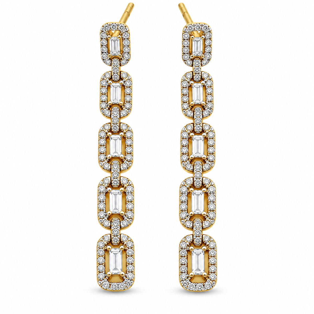 Aros Eslabones Baguette