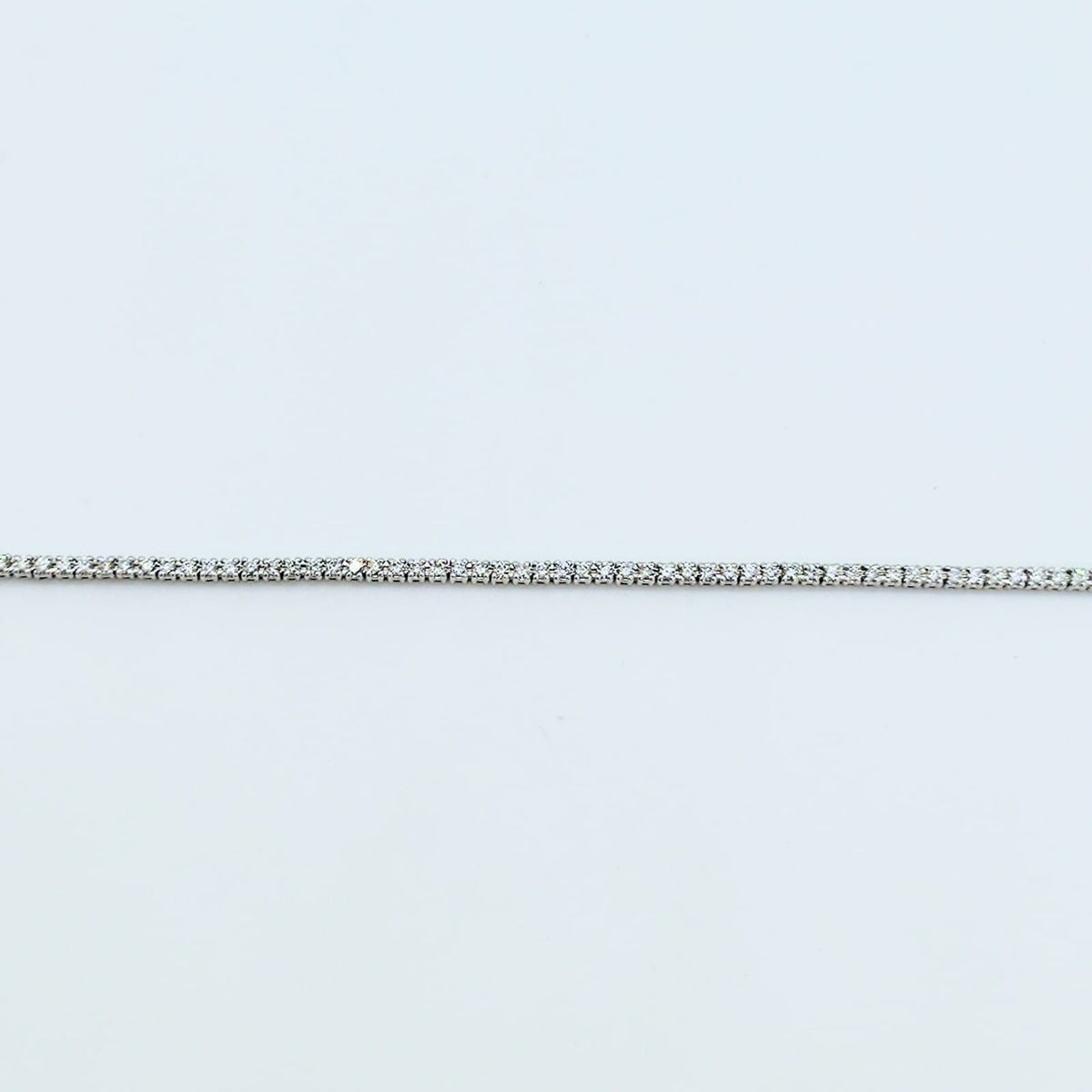 Pulsera Tenis Oro Blanco 18K Y Brillantes 1 Carat