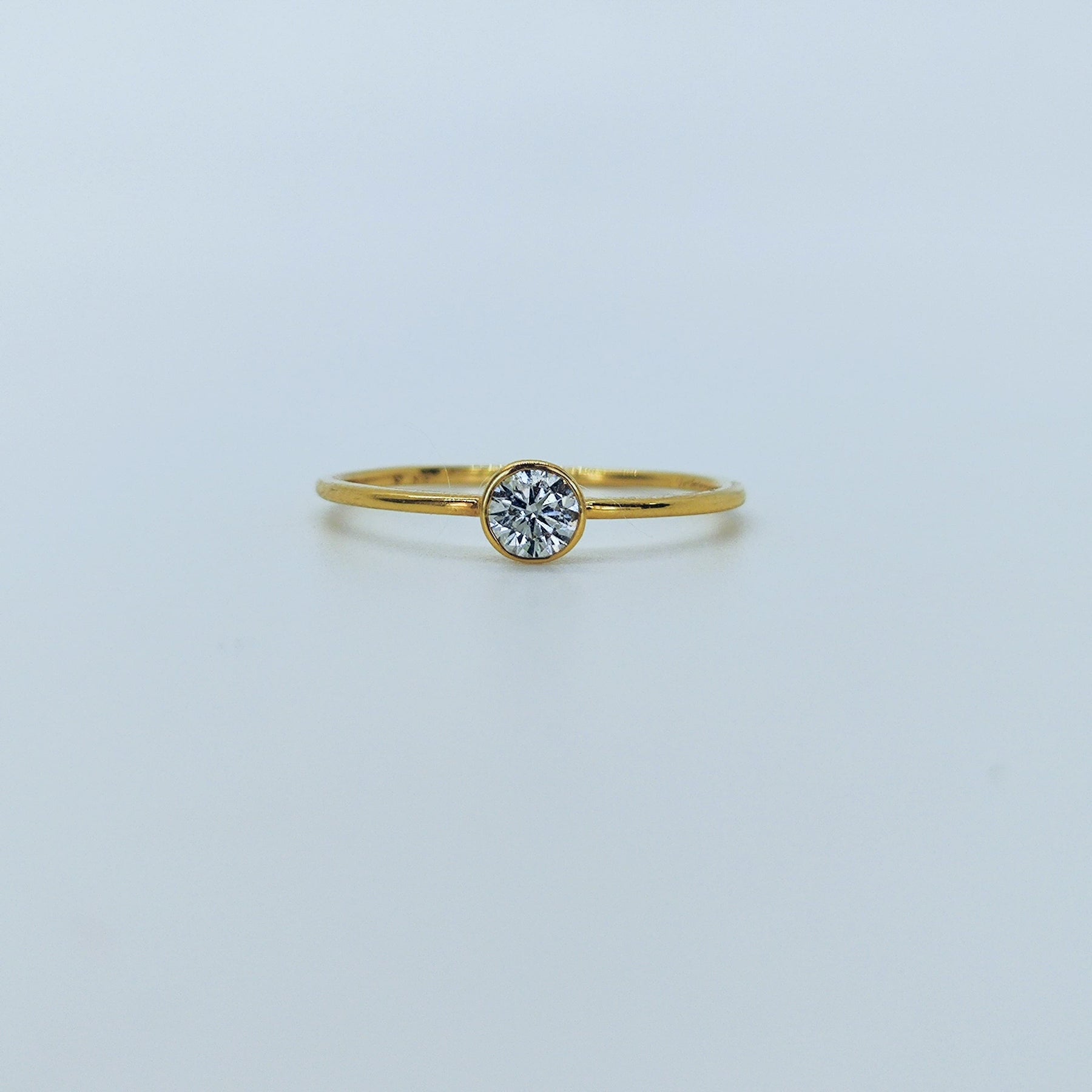 Solitario Petite Oro Amarillo 18K