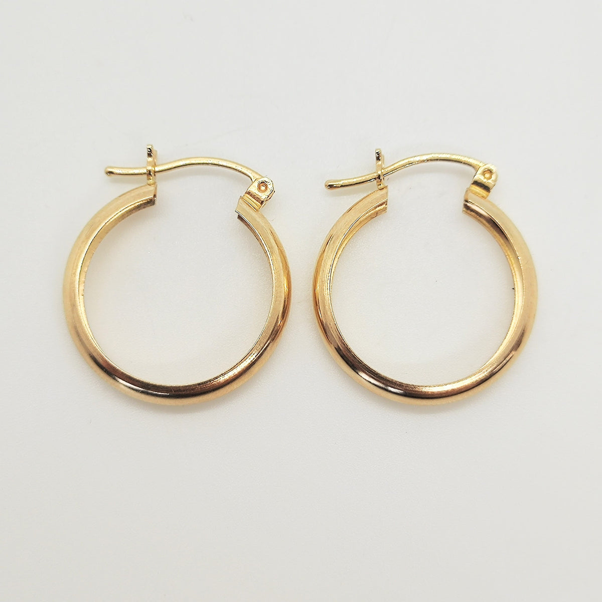 Argollas Bombe Oro Amarillo 2cm