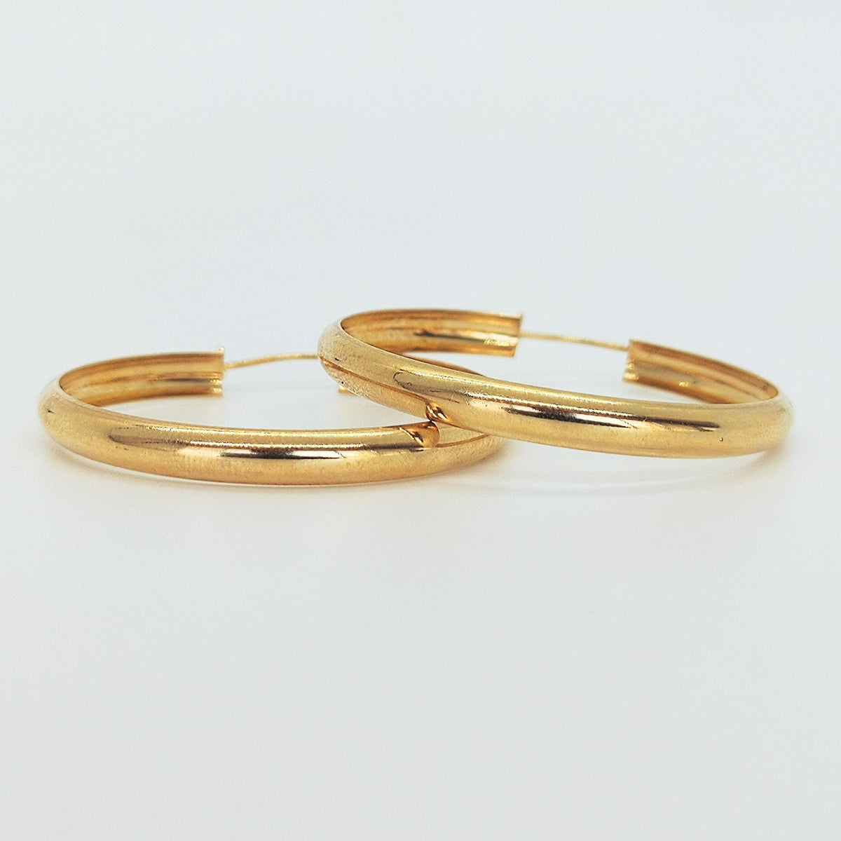 Argollas Bombe Oro Amarillo 3,7cm