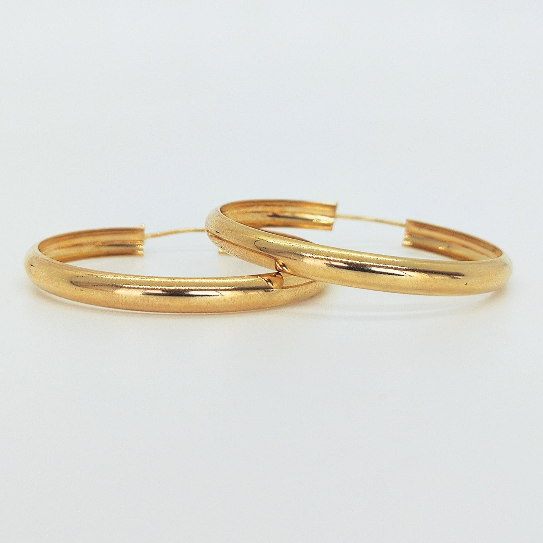 Argollas Bombe Oro Amarillo 3,7cm