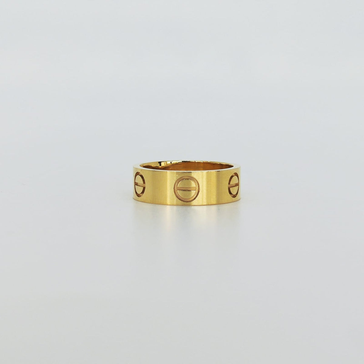 Anillo Oro Amarillo Tachas