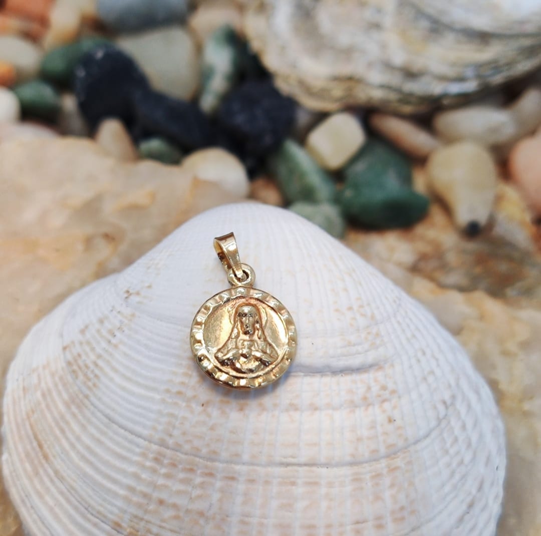 Medalla Sagrado Corazón de Jesús Oro Amarillo