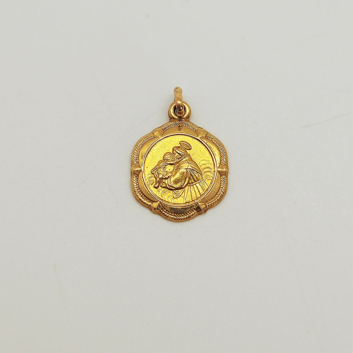 Medalla San Antonio De Pauda Oro Amarillo 18K