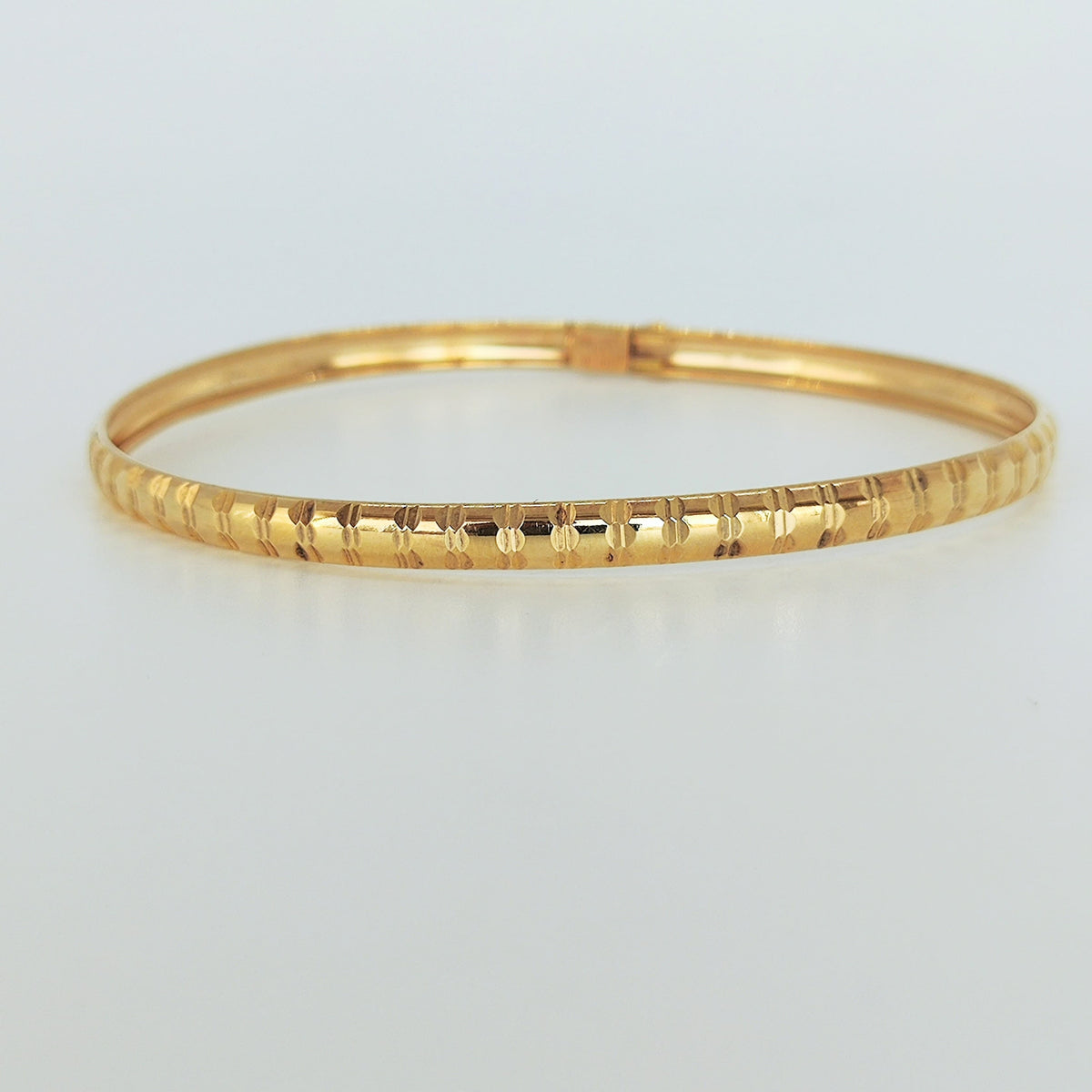 Esclava Relieve Oro Amarillo