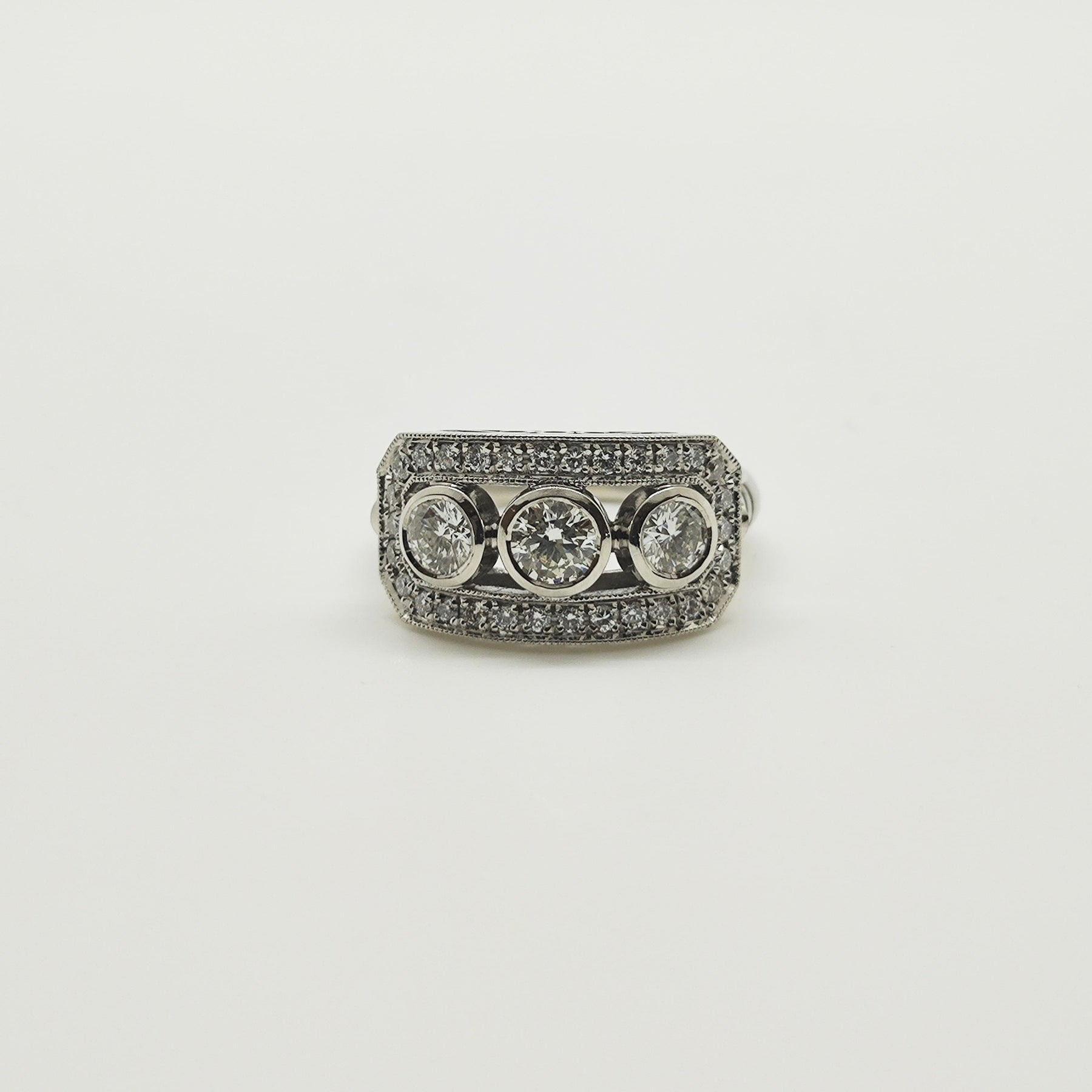 Anillo Placa Rectangular