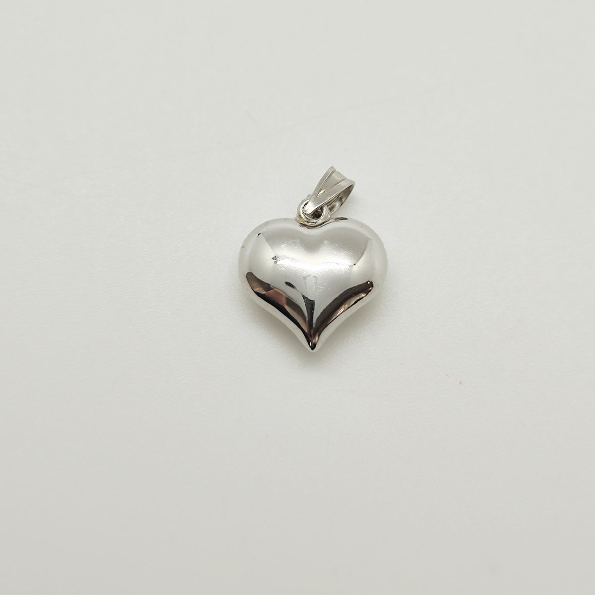 Colgante Corazón Oro Blanco