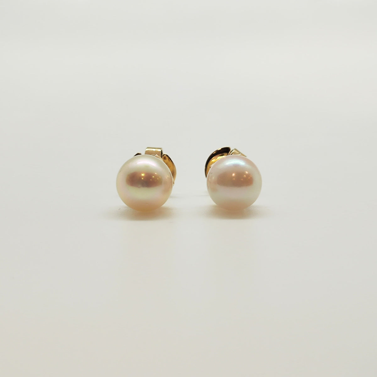 Perlas Acoya Flor Oro Amarillo 18K 7,60mm