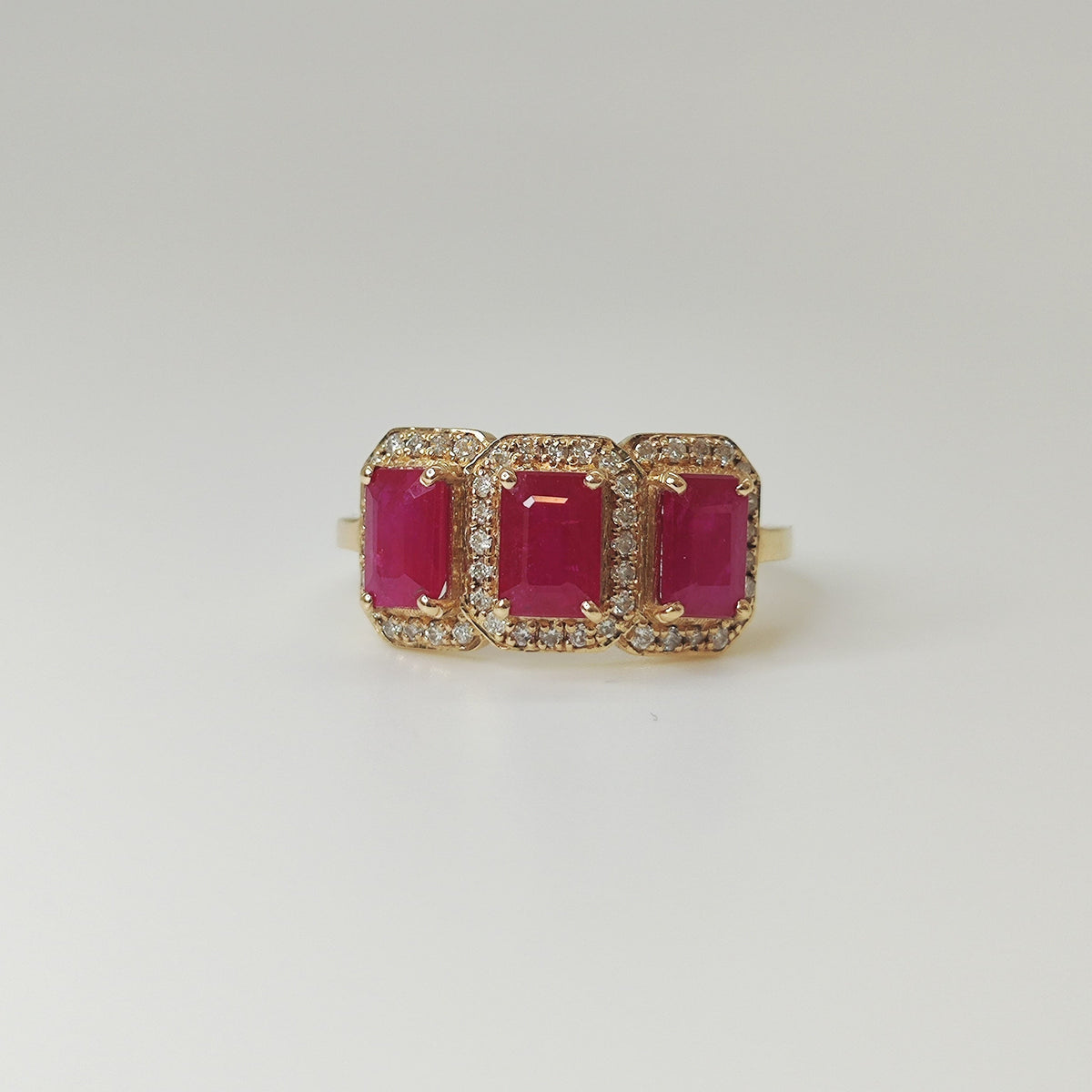 Tricillo Rubí Oro Amarillo