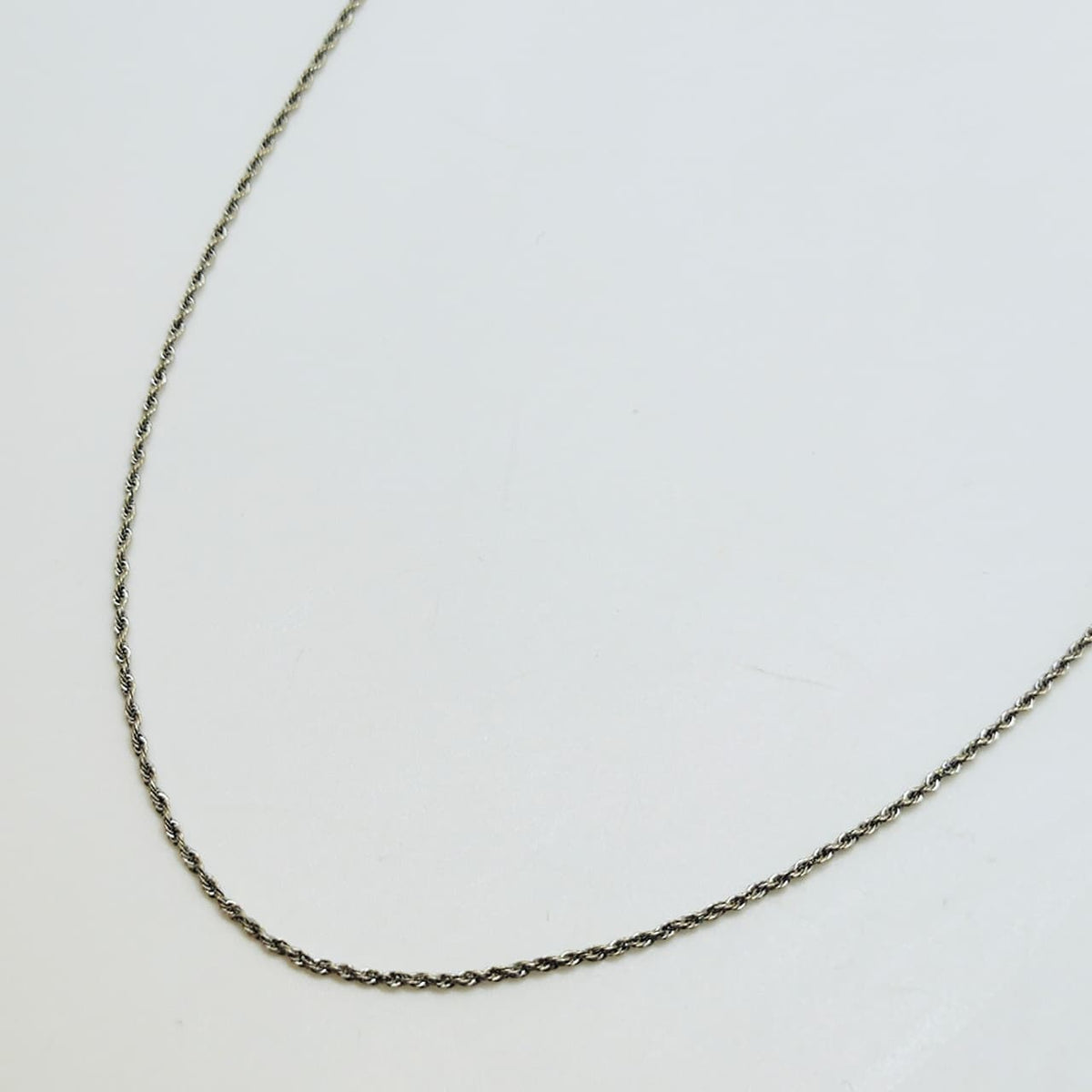 Collar Oro Blanco 50Cm