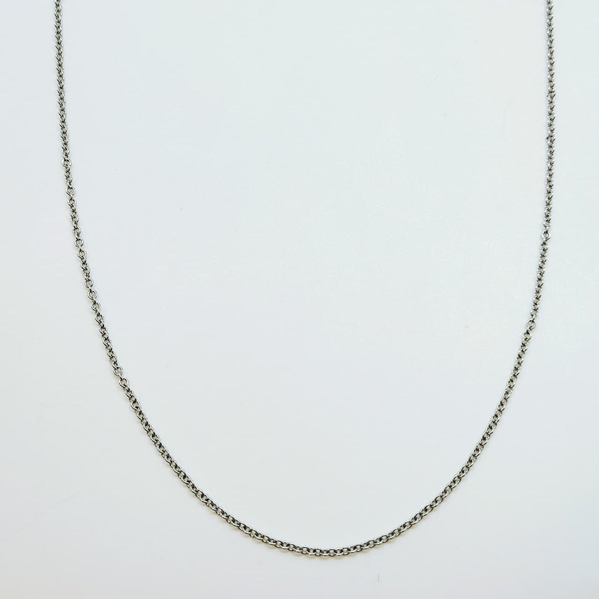 Cadena Oro Blanco 18K 45Cm