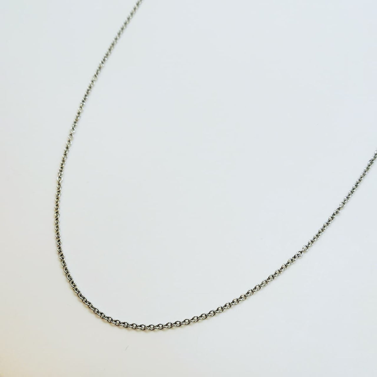 Cadena Oro Blanco 18K 45Cm