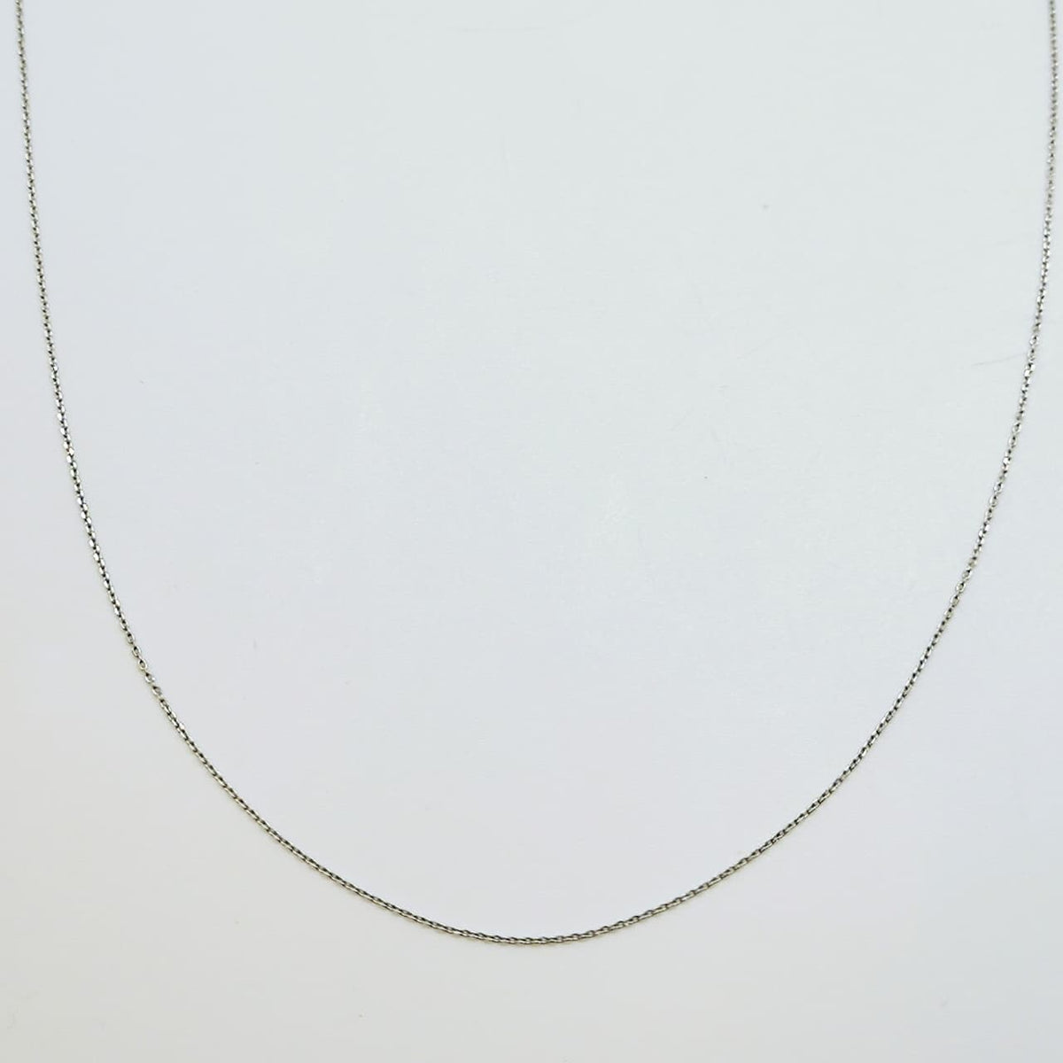 Cadena Oro Blanco 18K 55Cm