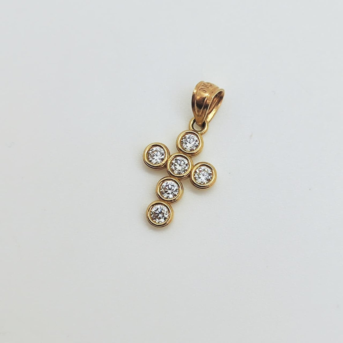 Cruz Oro Amarillo Y Circones