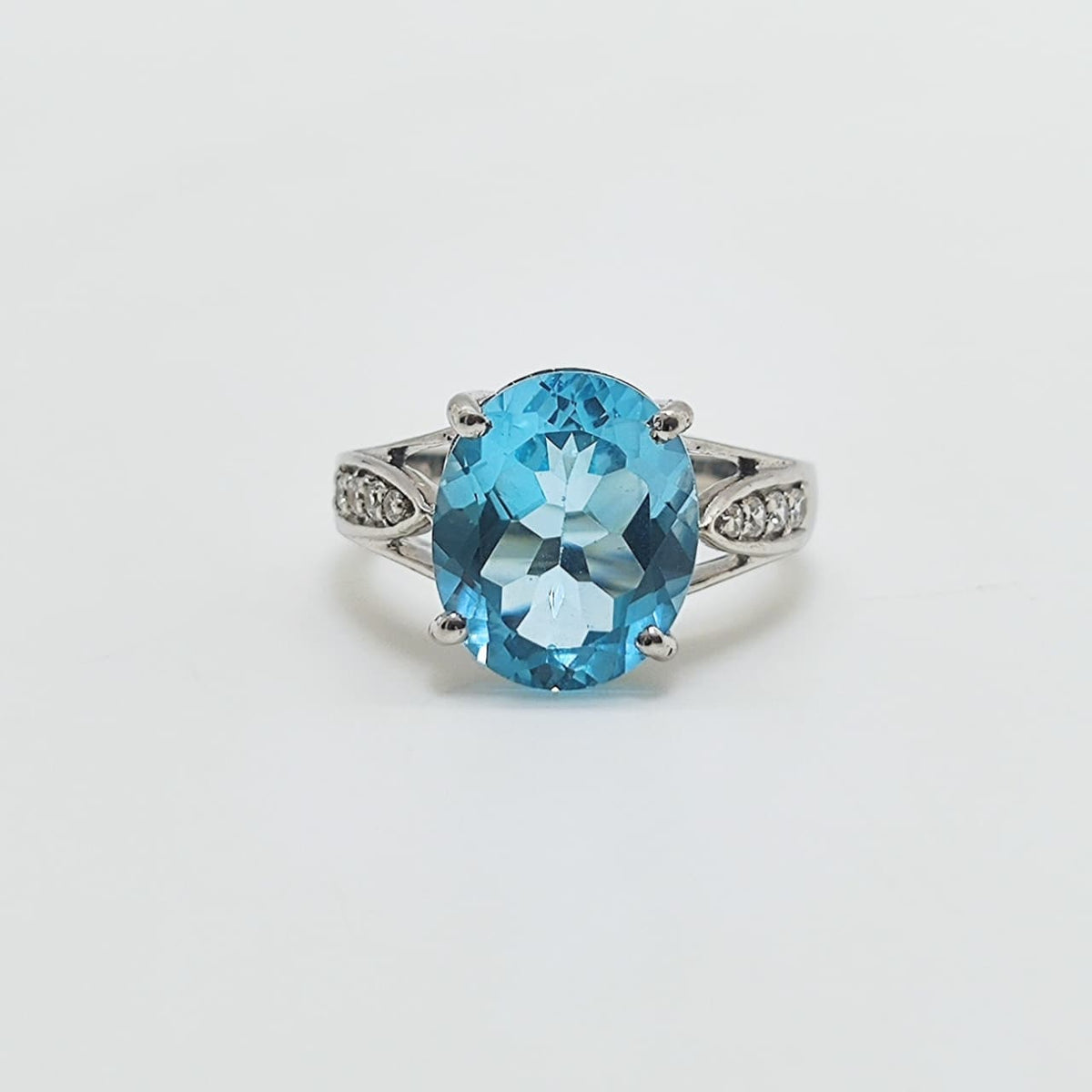 Anillo Plata Rodinada Maxi Topacio