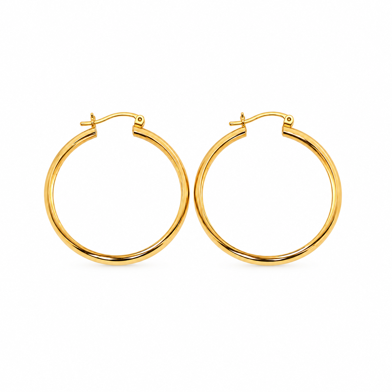 Argollas Bombe Oro Amarillo 3,7cm