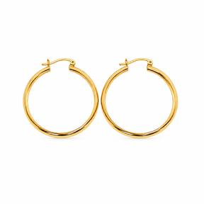 Argollas Bombe Oro Amarillo 3,7cm