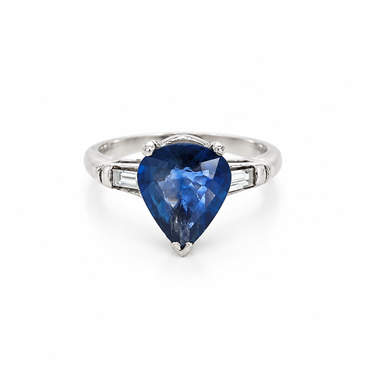 Anillo Zafiro Gota