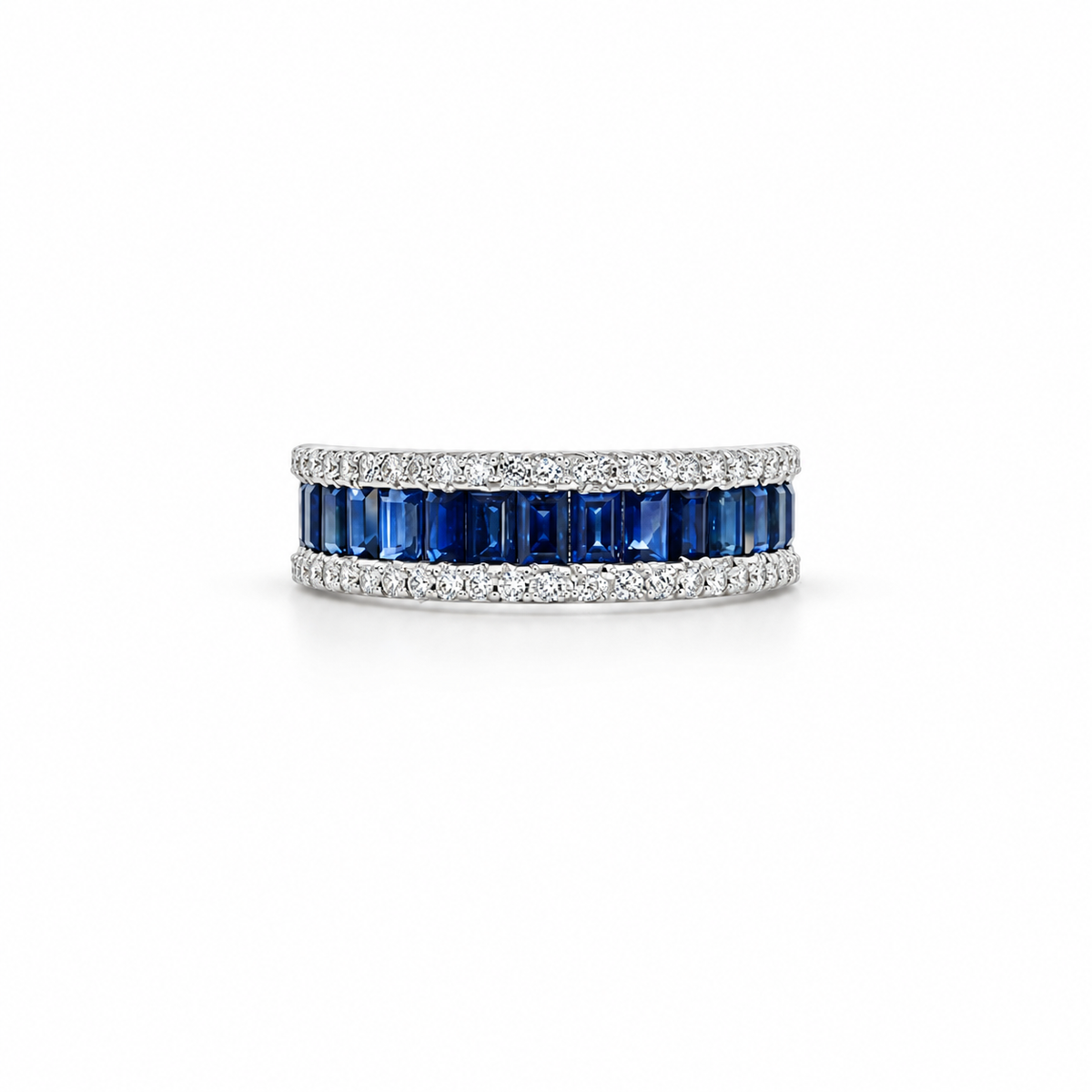 Anillo Zafiro Baguette