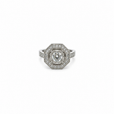 Anillo Placa Octagonal