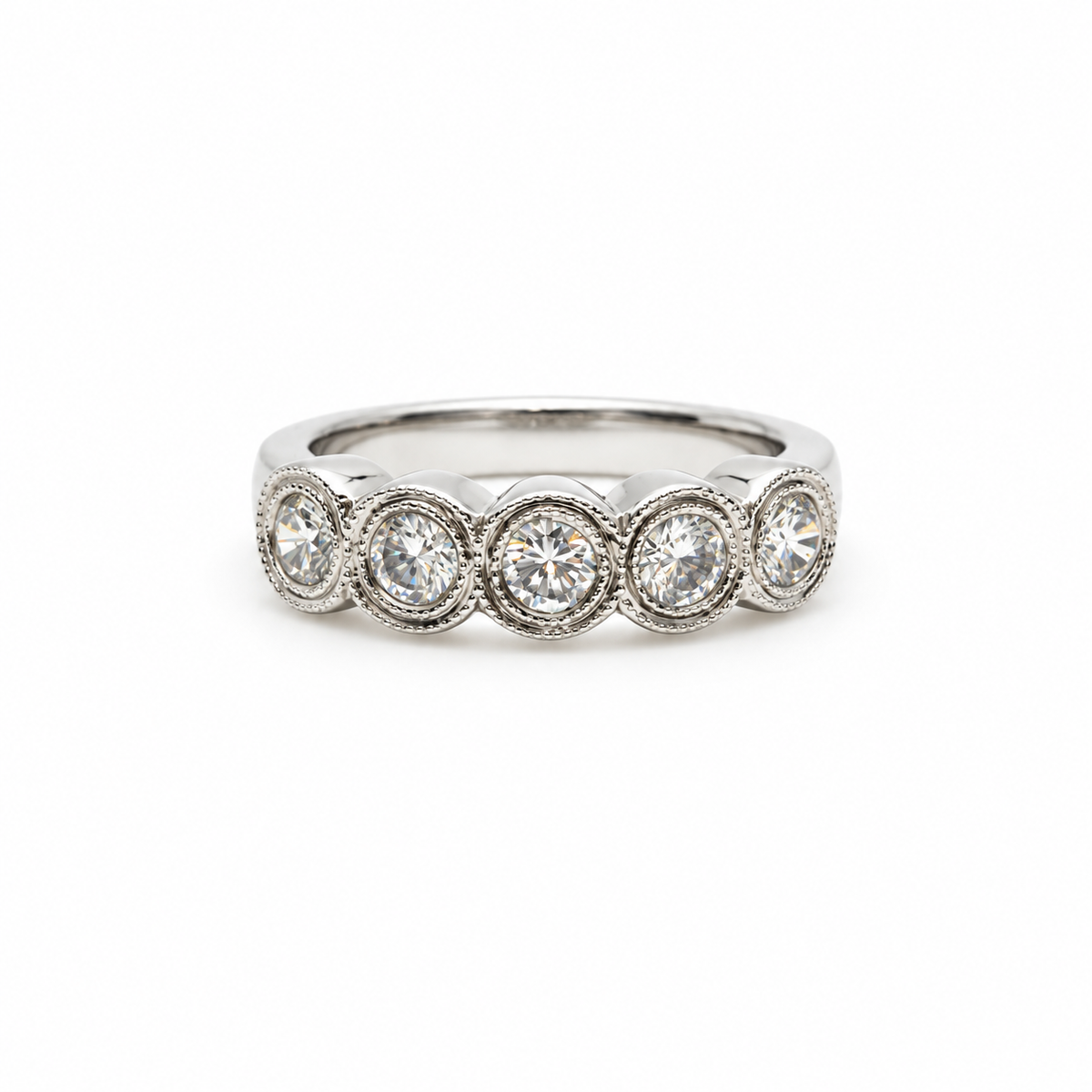 Anillo Circulo De Brillantes