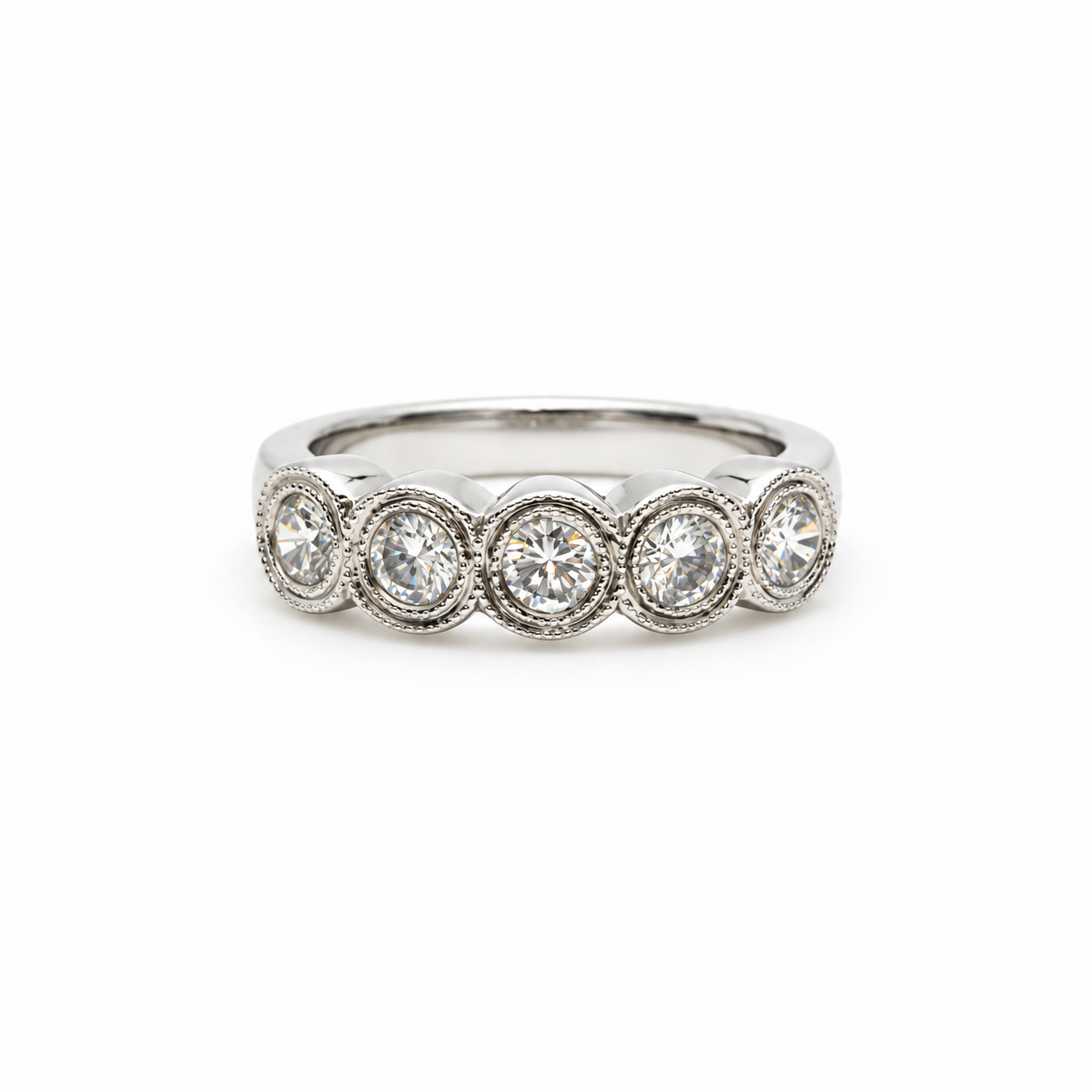 Anillo Circulo De Brillantes