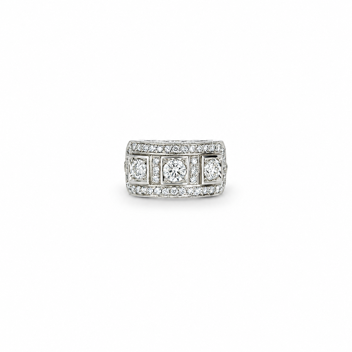 Anillo Placa Rectangular