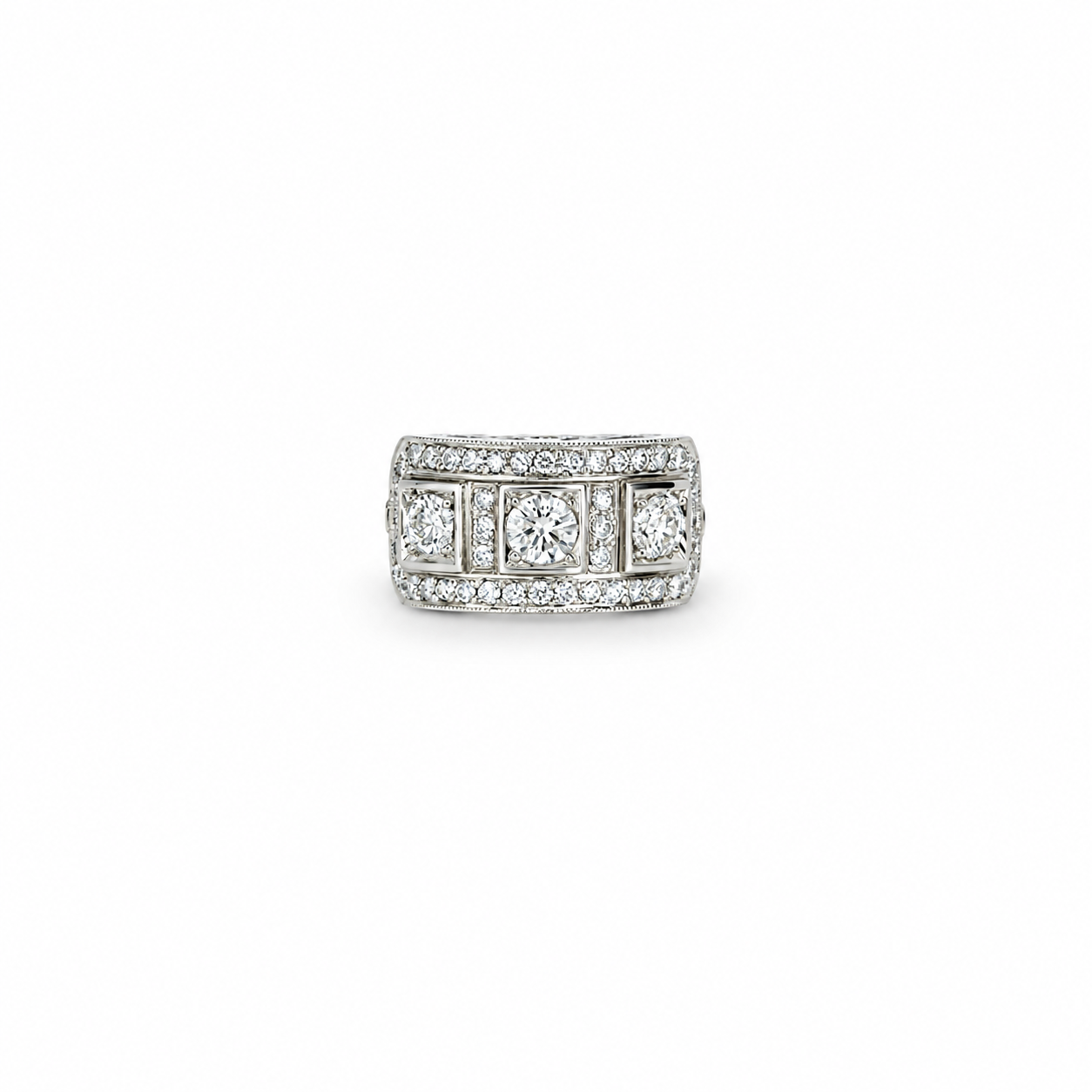Anillo Placa Rectangular