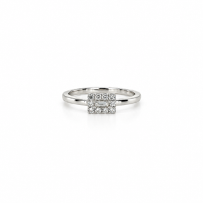 Anillo Rectangular Baguette