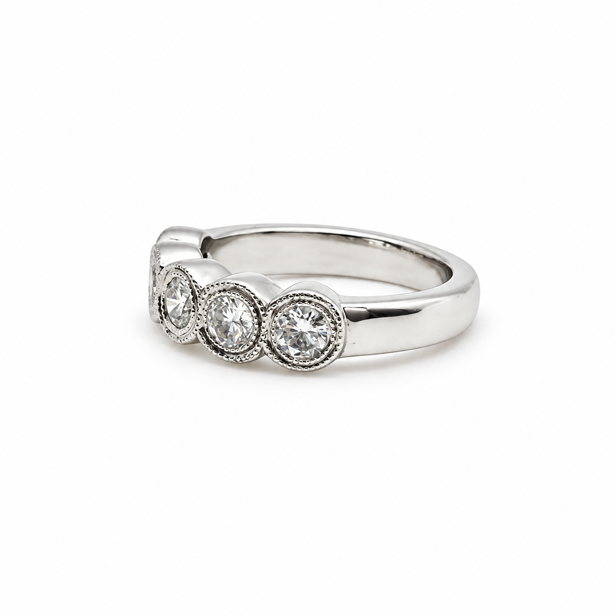 Anillo Circulo De Brillantes