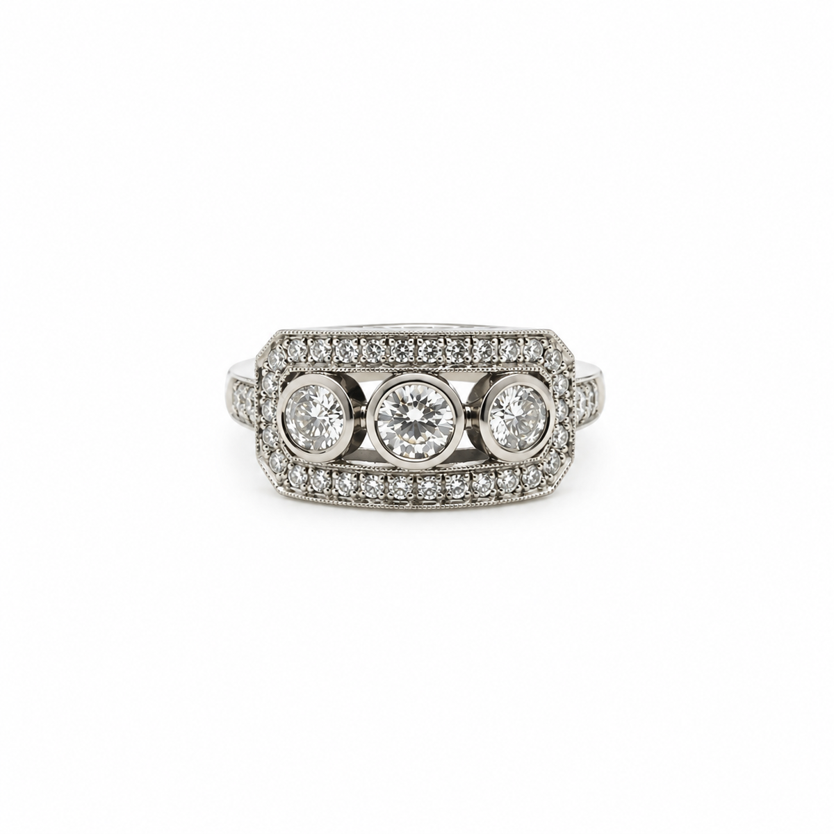 Anillo Placa Rectangular