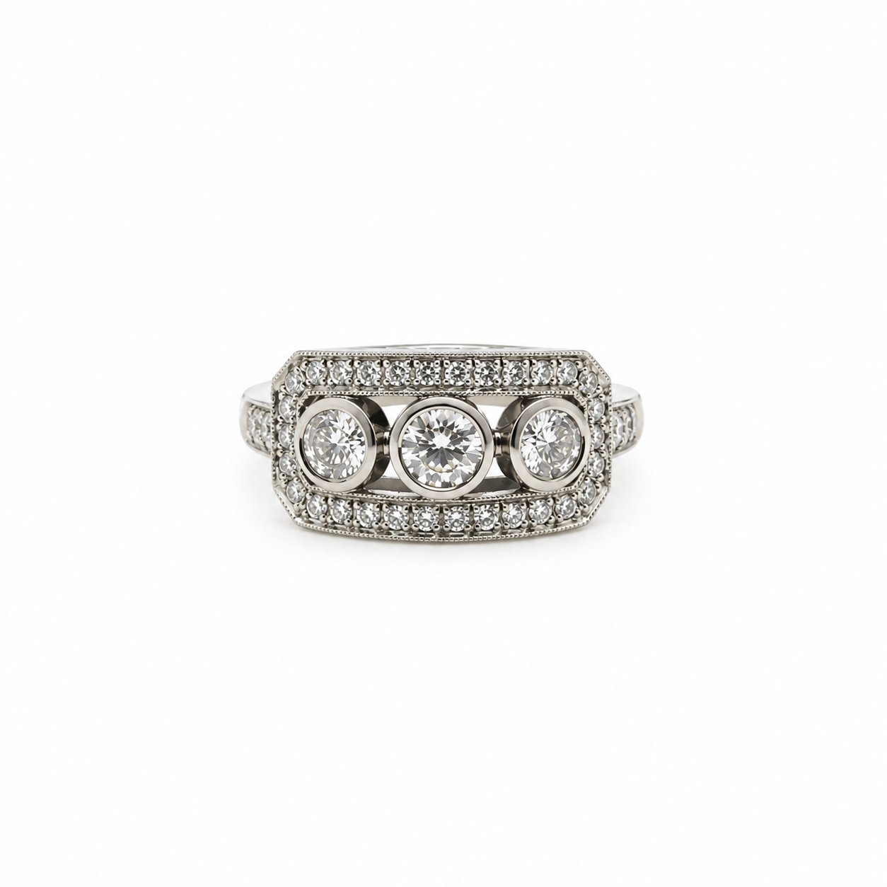 Anillo Placa Rectangular