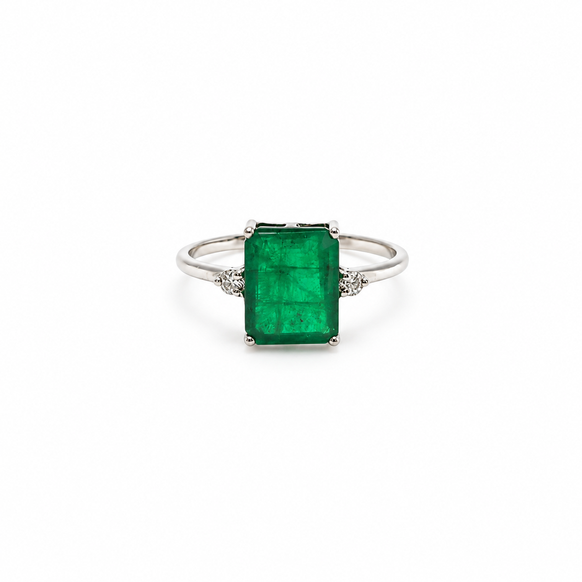 Anillo Esmeralda Corte Esmeralda