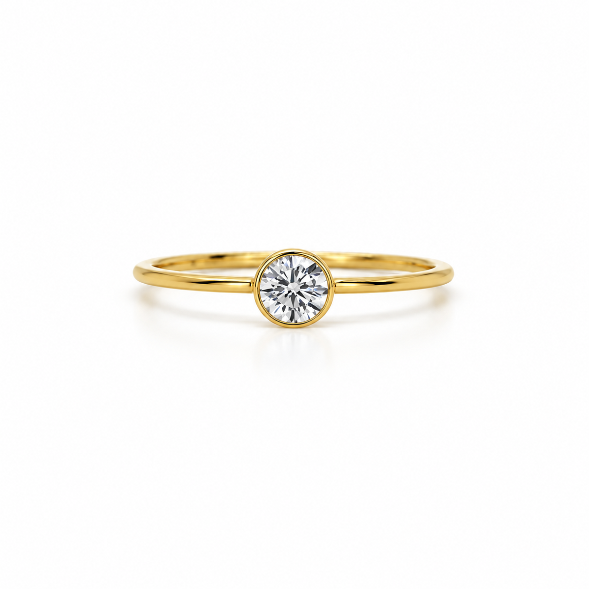 Solitario Petite Oro Amarillo 18K
