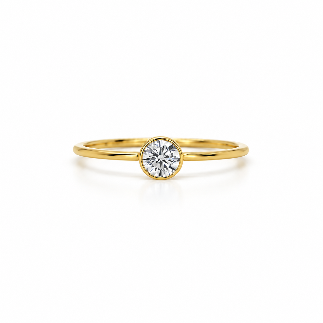 Solitario Petite Oro Amarillo 18K