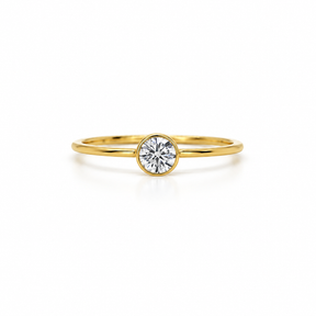 Solitario Petite Oro Amarillo 18K