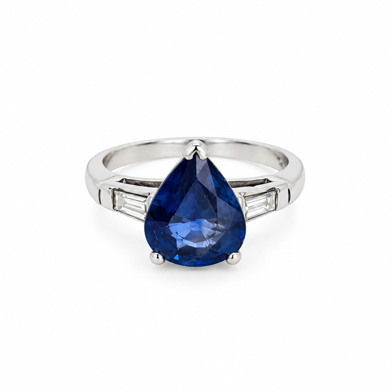 Anillo Zafiro Gota