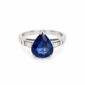 Anillo Zafiro Gota