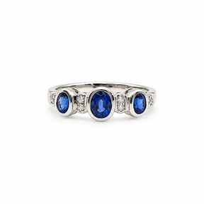 Anillo Zafiros Oval