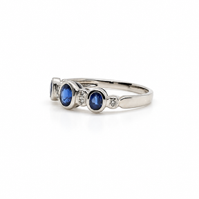 Anillo Zafiros Oval