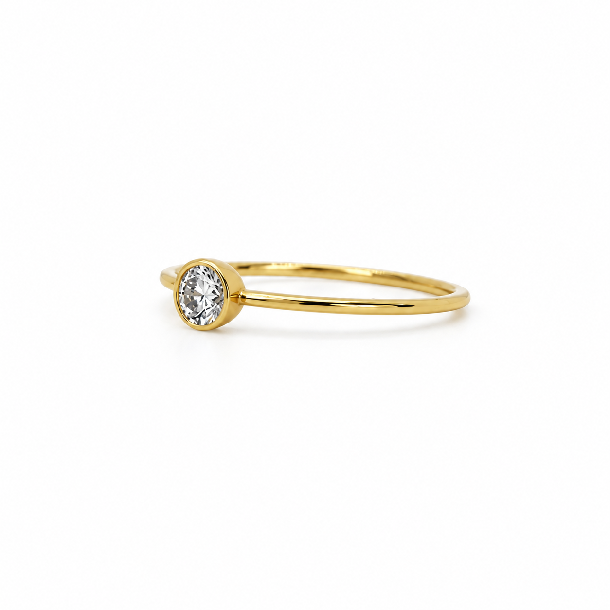 Solitario Petite Oro Amarillo 18K