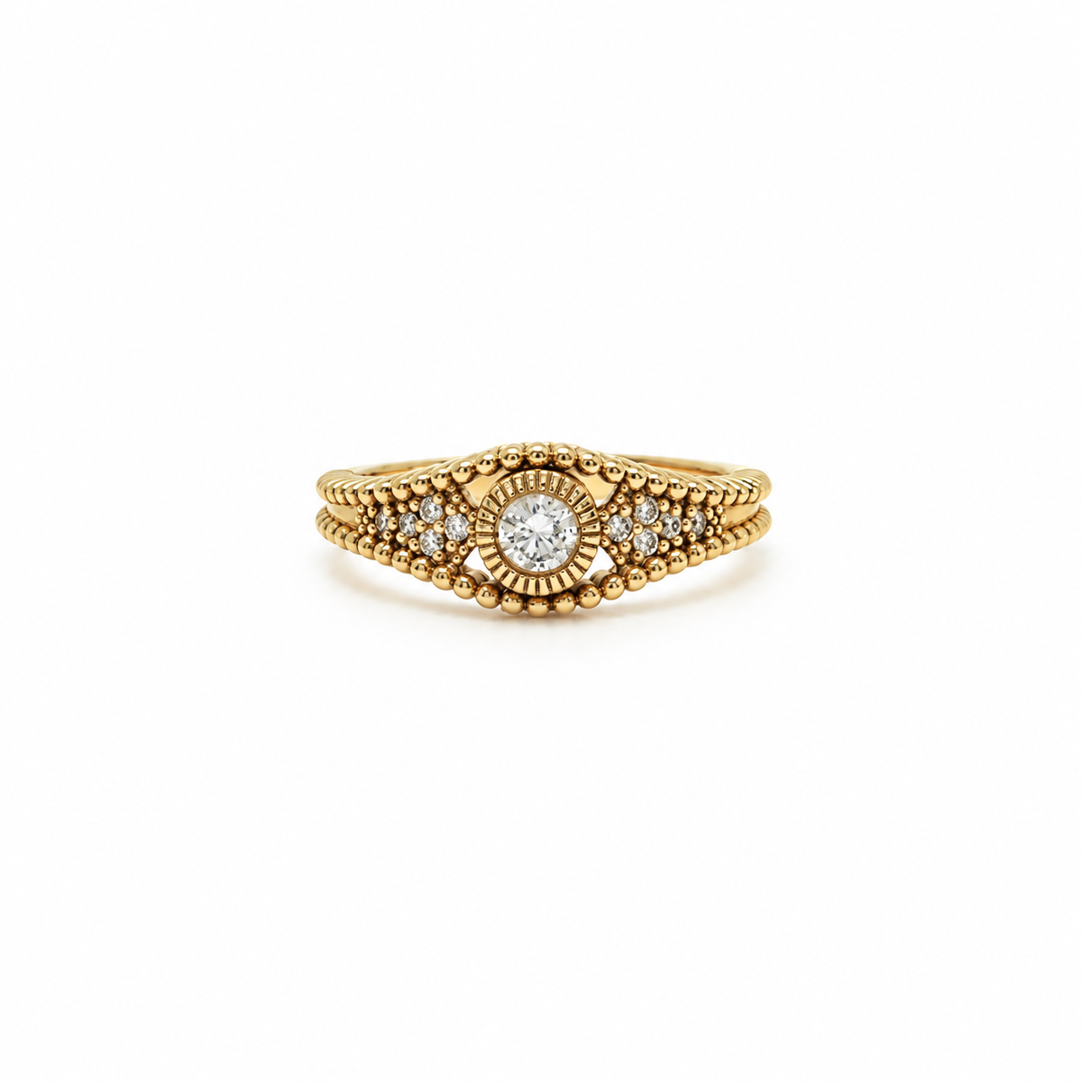 Anillo Ojo De Brillantes