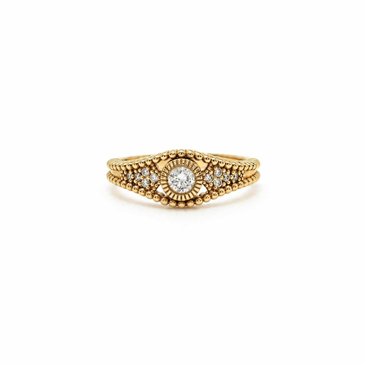 Anillo Ojo De Brillantes