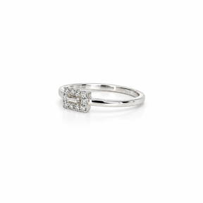 Anillo Rectangular Baguette