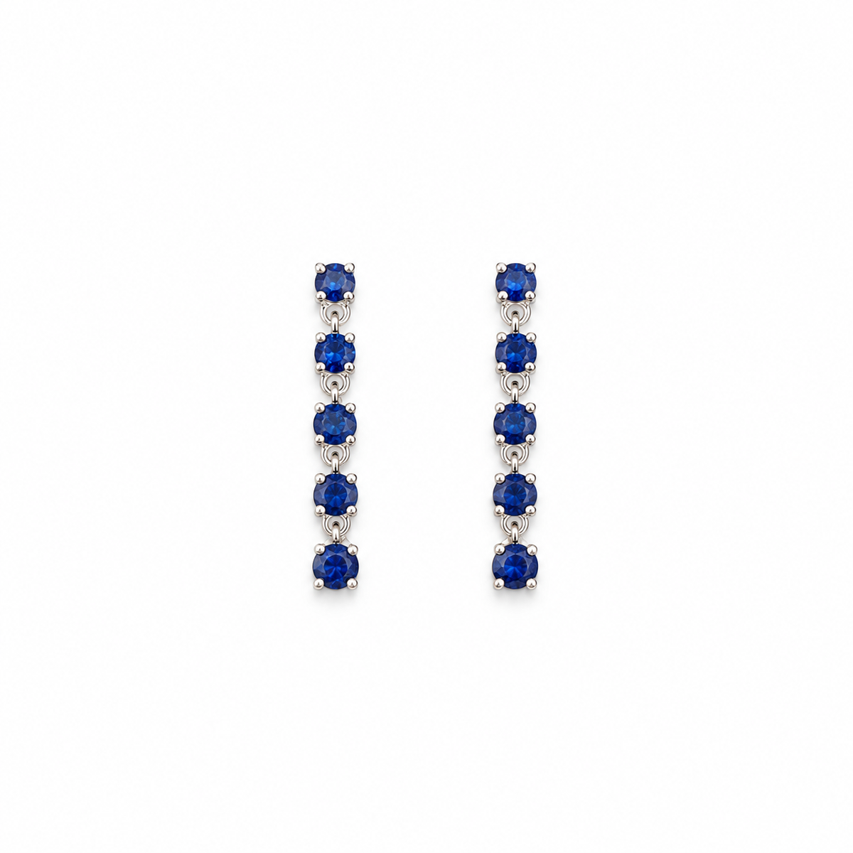 Aros Colgantes Zafiros