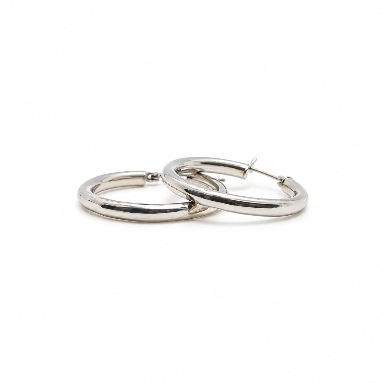 Argollas Oro Blanco 2,7cm