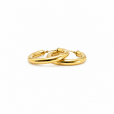 Argollas Bombé Oro Amarillo 2,9cm