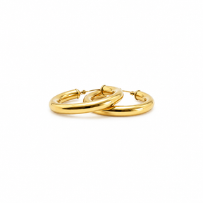 Argollas Bombé Oro Amarillo 2,9cm