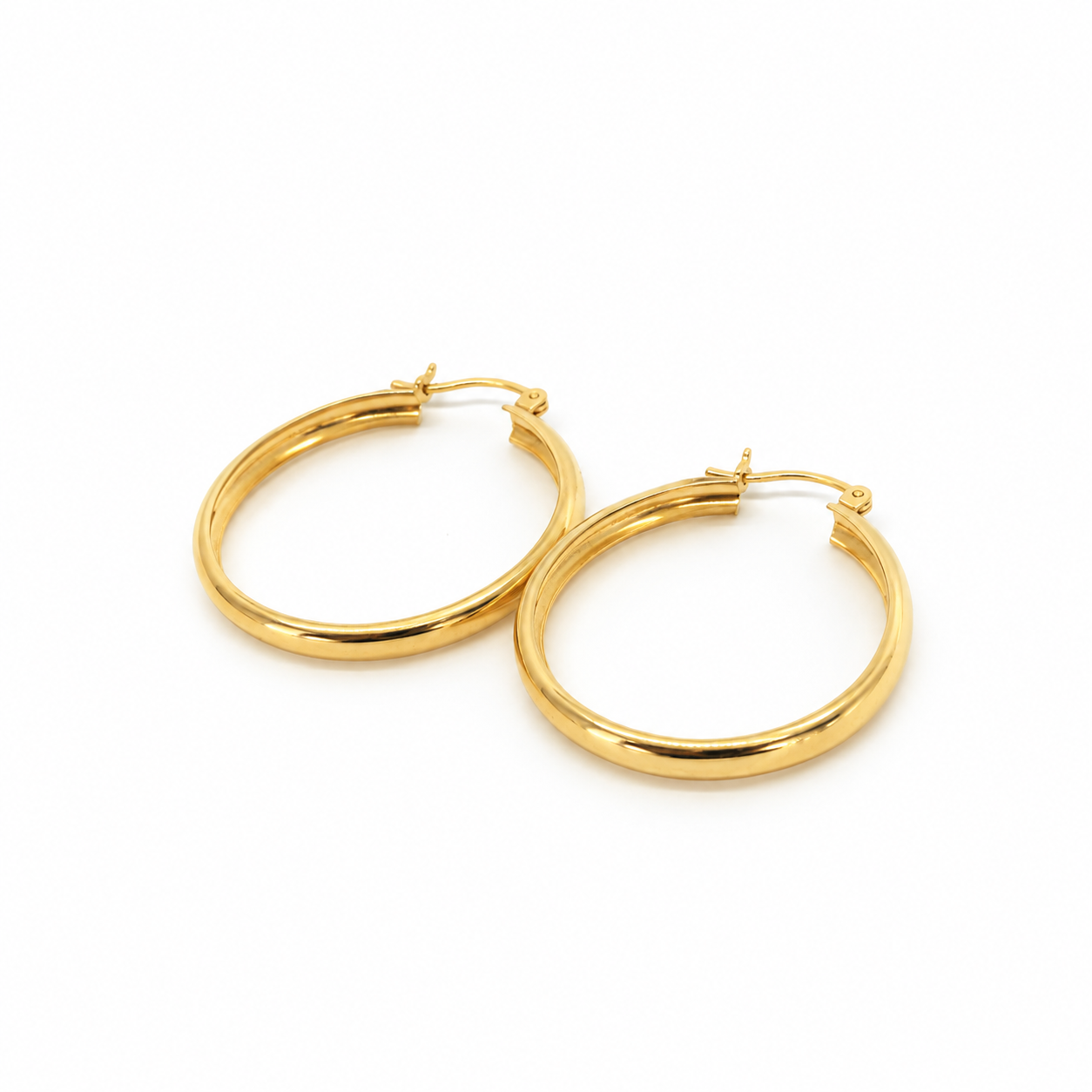 Argollas Bombe Oro Amarillo 3,7cm